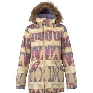Burton Hazel Jacket Women’s XS Vision Quest Waterproof Hooded Snowboard Ski